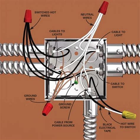 6 terminal junction box wiring diagram|6 way junction box wiring.